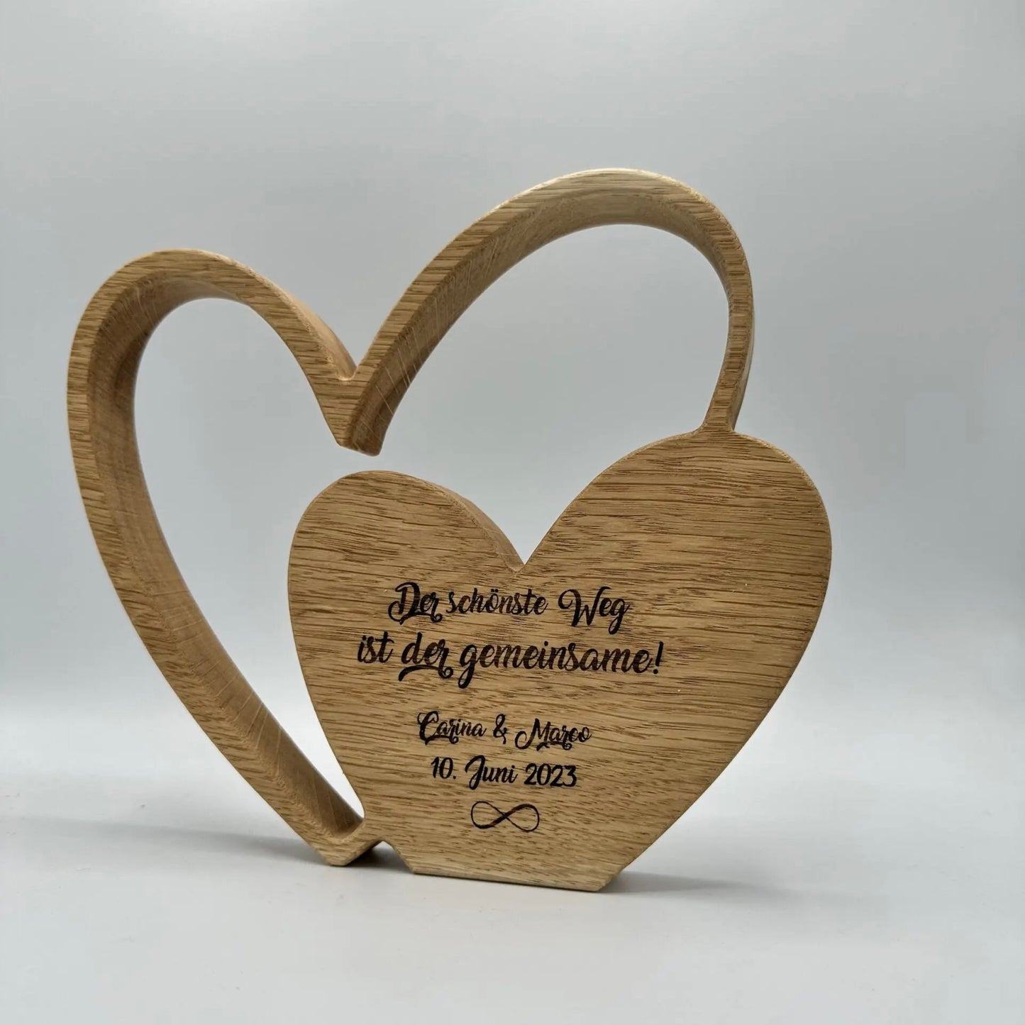 Holzherz-Duo Eiche- - de Nicolo Design