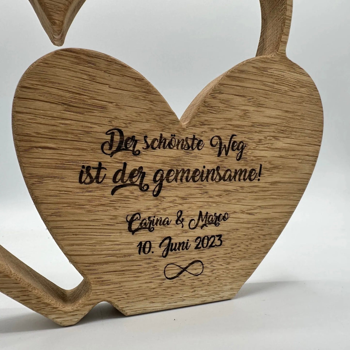 Holzherz-Duo Eiche- - de Nicolo Design