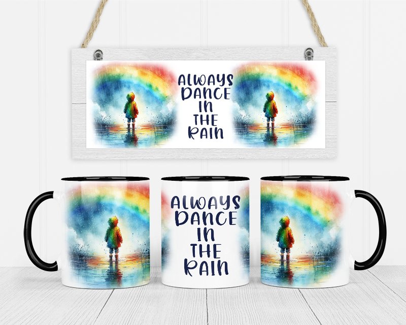 Motivtasse - Always Dance In The Rain- - de Nicolo Design