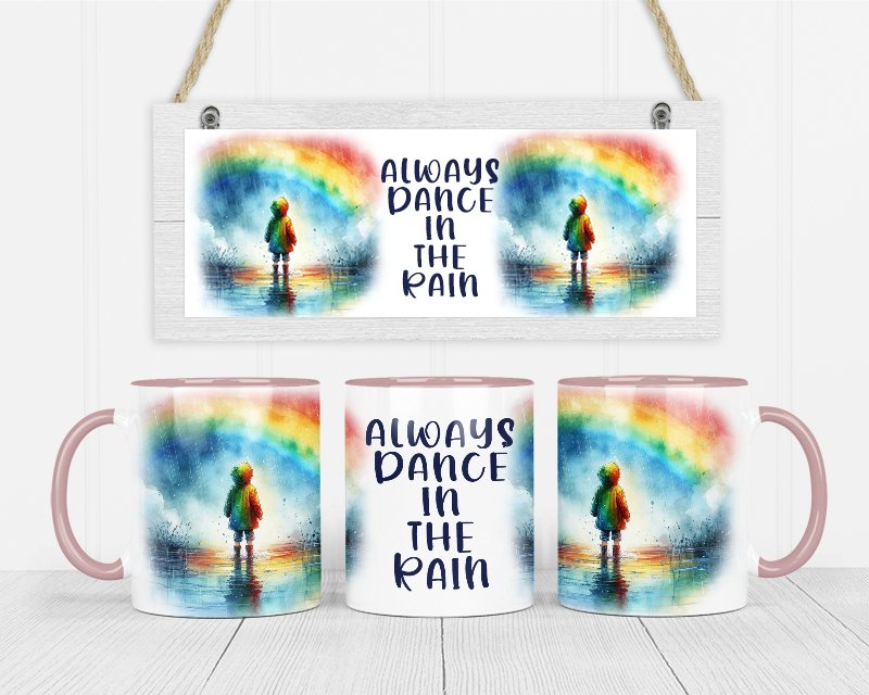 Motivtasse - Always Dance In The Rain- - de Nicolo Design