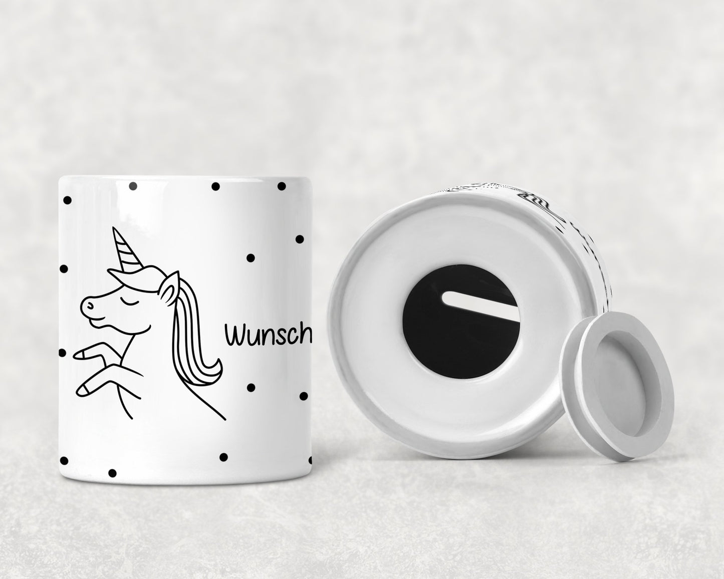 Spardose - Tiermotive schwarz/weiß- - de Nicolo Design